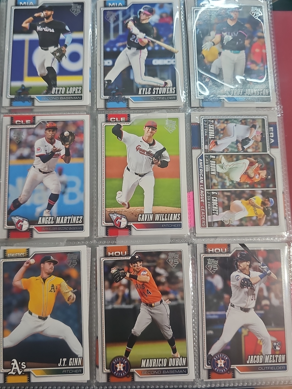 Topps Baseball Card Lot - 340 Total Cards (Various Players)
